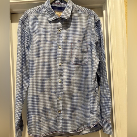 VINTAGE ITALIA TRADE C. 1958 MARK RESERVED STACK MENS XL SHIRT  UNIQUE PATTERN - Picture 1 of 15